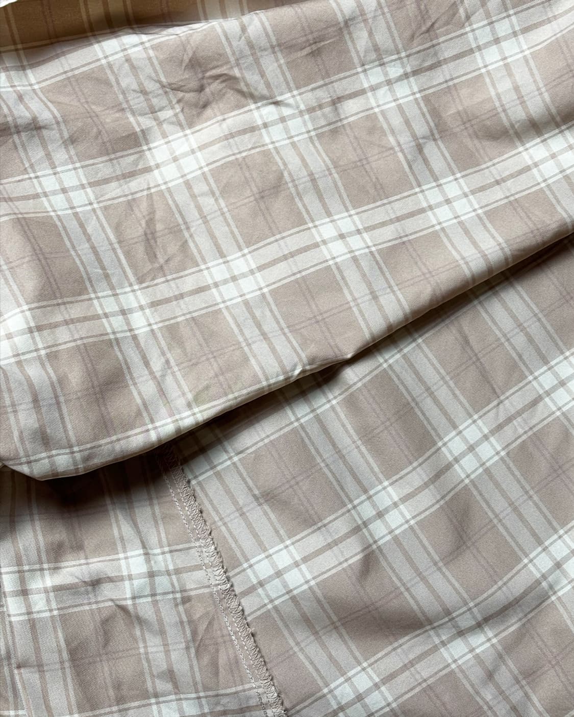 일본빈티지 GU 체크 롱스커트 상품이미지3