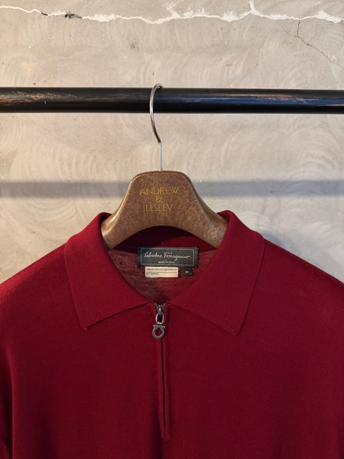 살바토레 페라가모 짚업 니트 100 상품이미지3