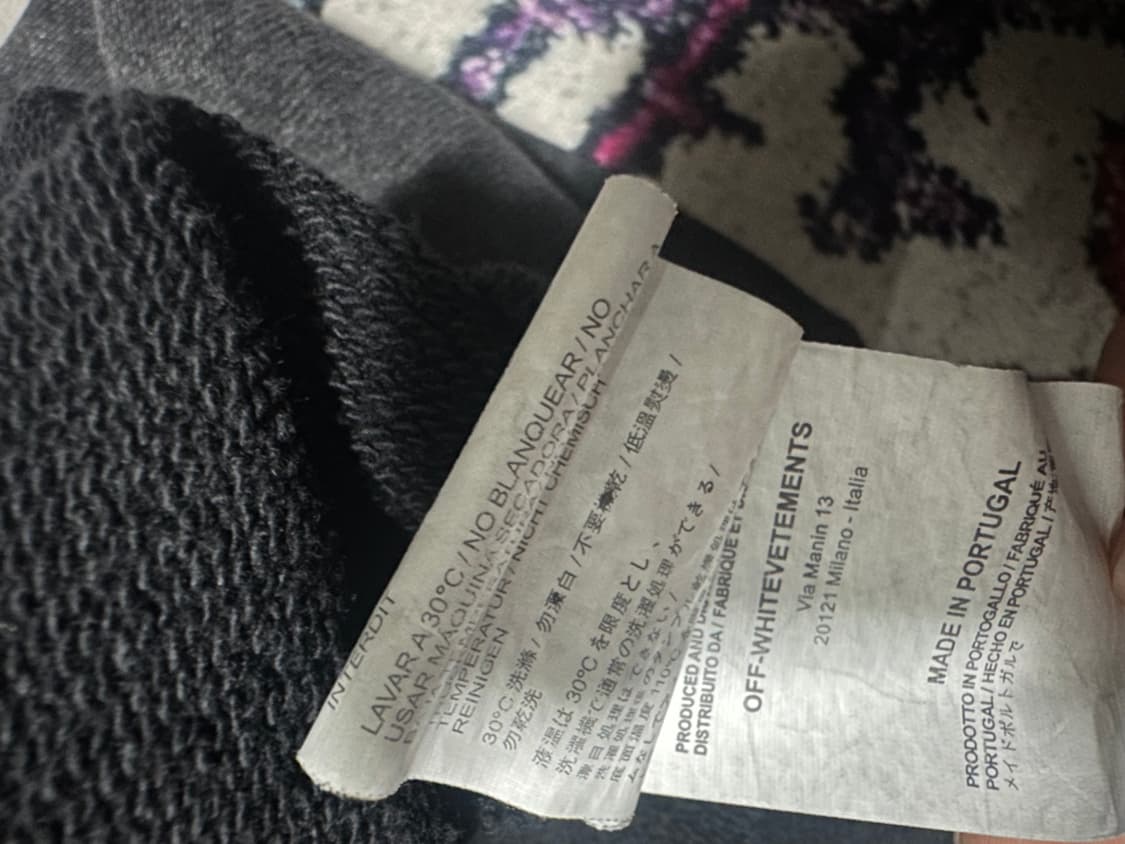 OffWhite 하드코어 카라바 오버 후드 상품이미지6