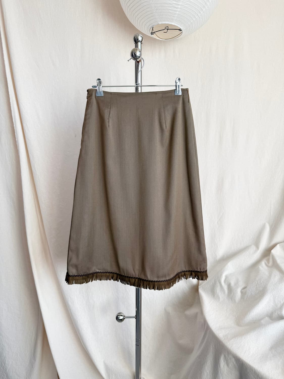 Bateau Mouche 프린지 미디 스커트 상품이미지4