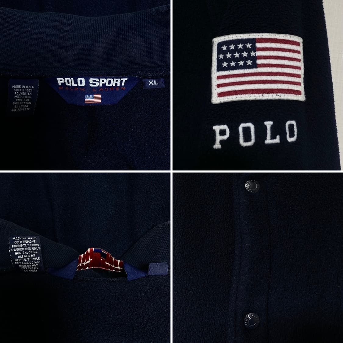 1995년 POLO SPORT NAS USA FLAG JUMPER OG 상품이미지8