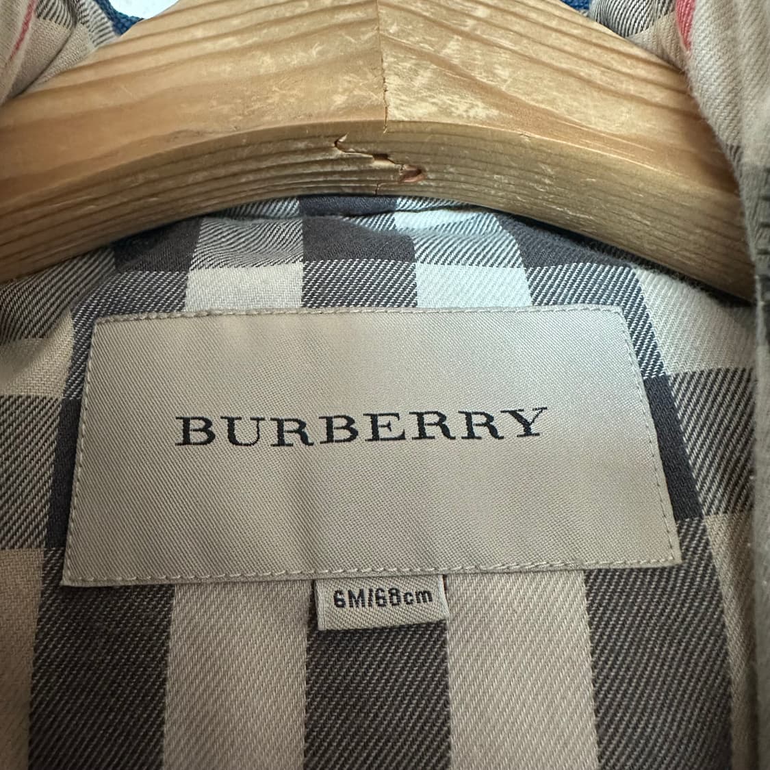 6M 버버리 퀼팅자켓 유아 상품이미지3