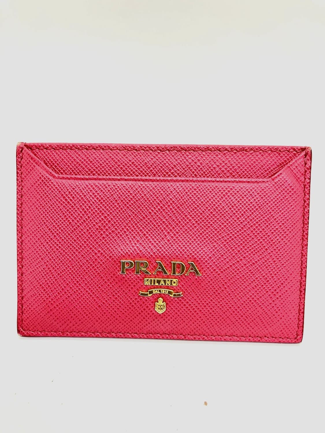 프라다 카드지갑 PRADA Card Case Pink Pass Case 상품이미지1