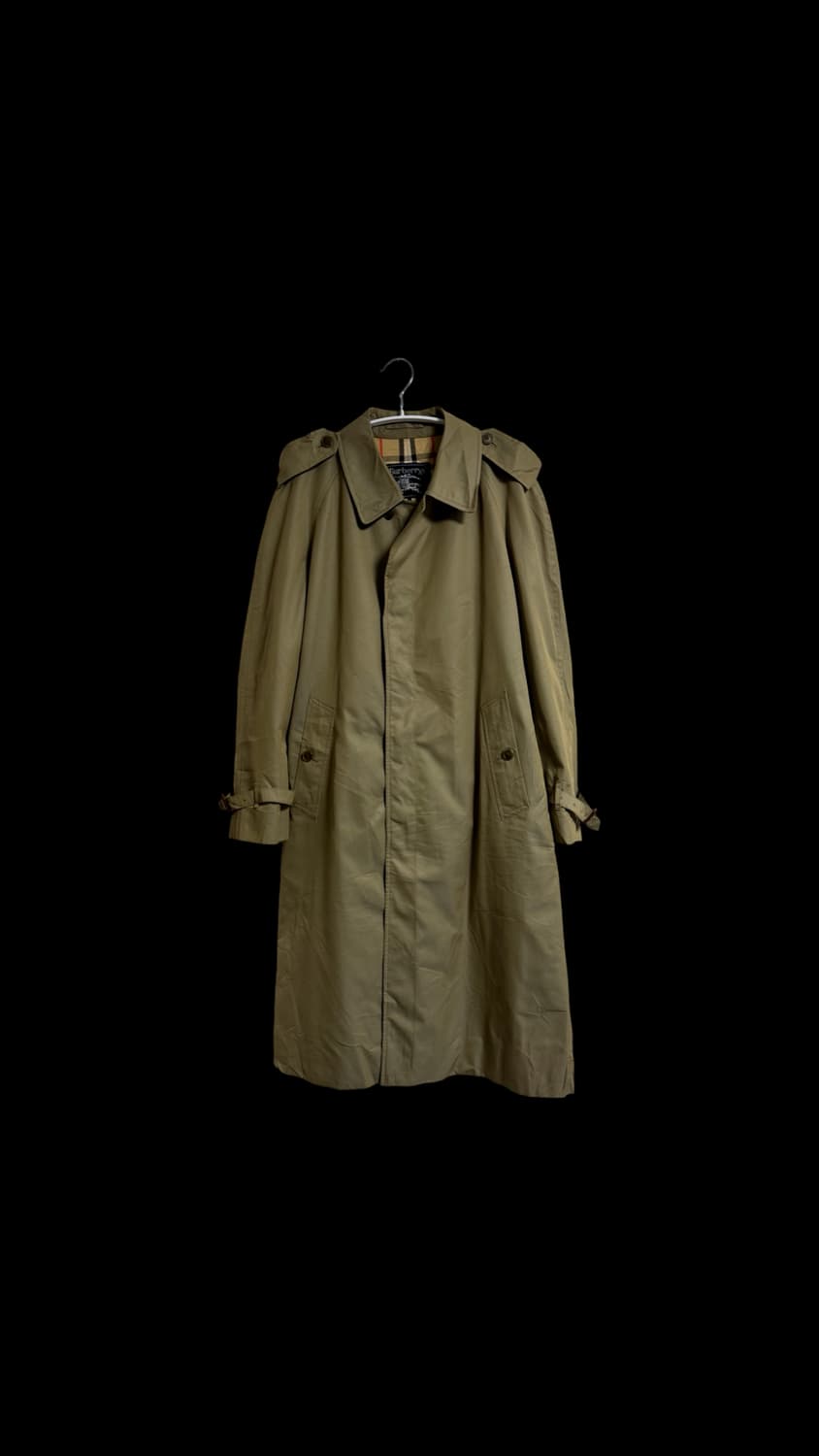 버버리 싱글 카라 견장 트렌치 코트 상품이미지1