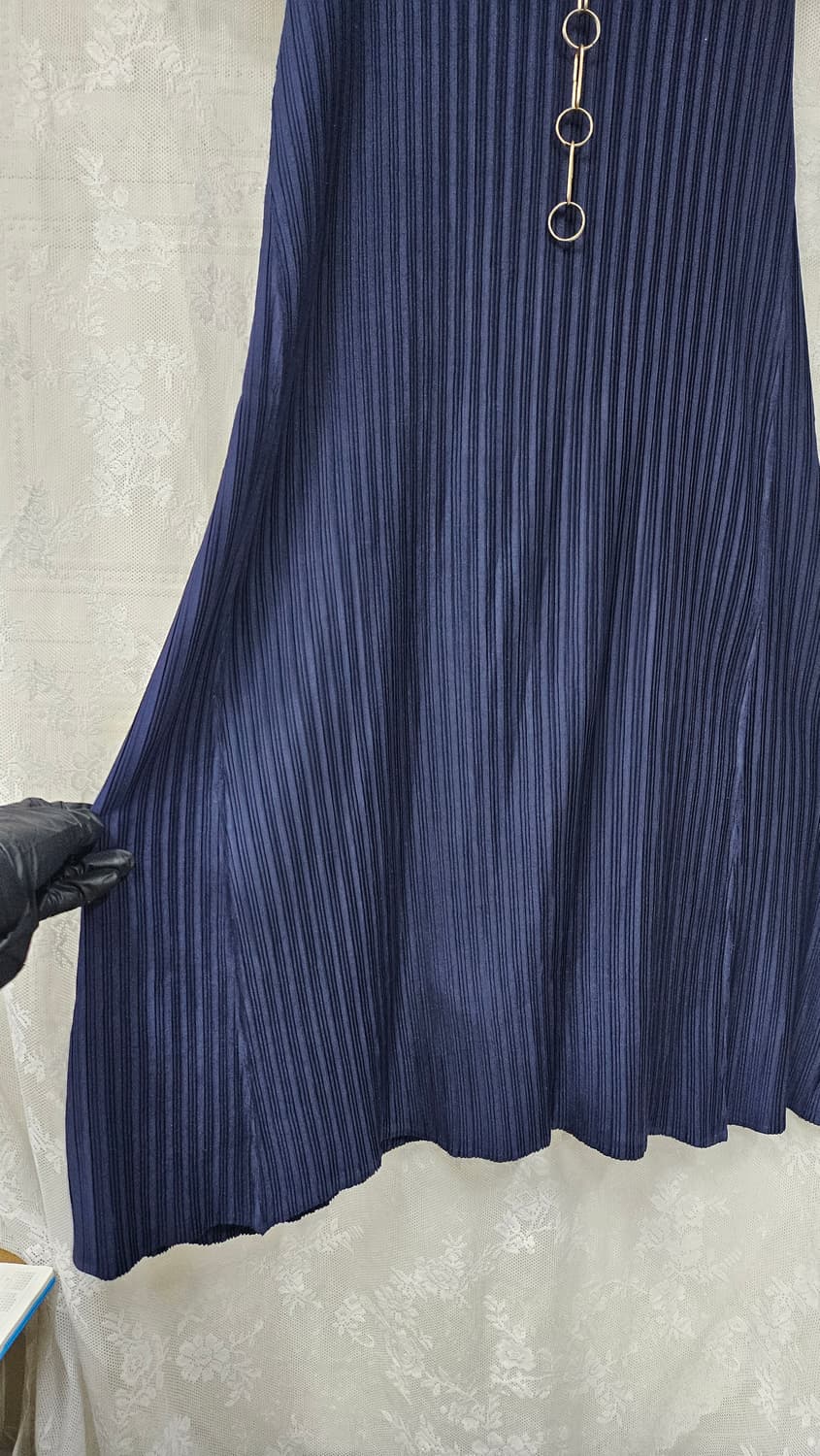 플리츠미   네이비 롱원피스  상품이미지7