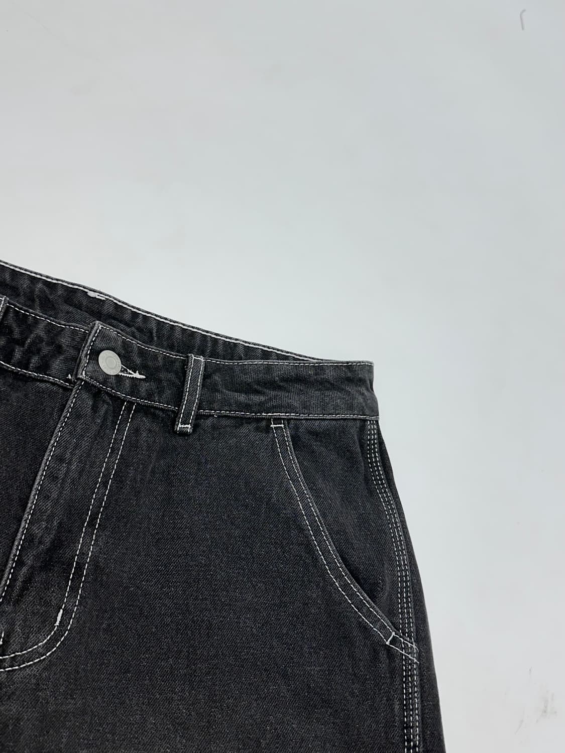 아웃스탠딩 카펜터 데님 버뮤다 팬츠 택있음 상품이미지3