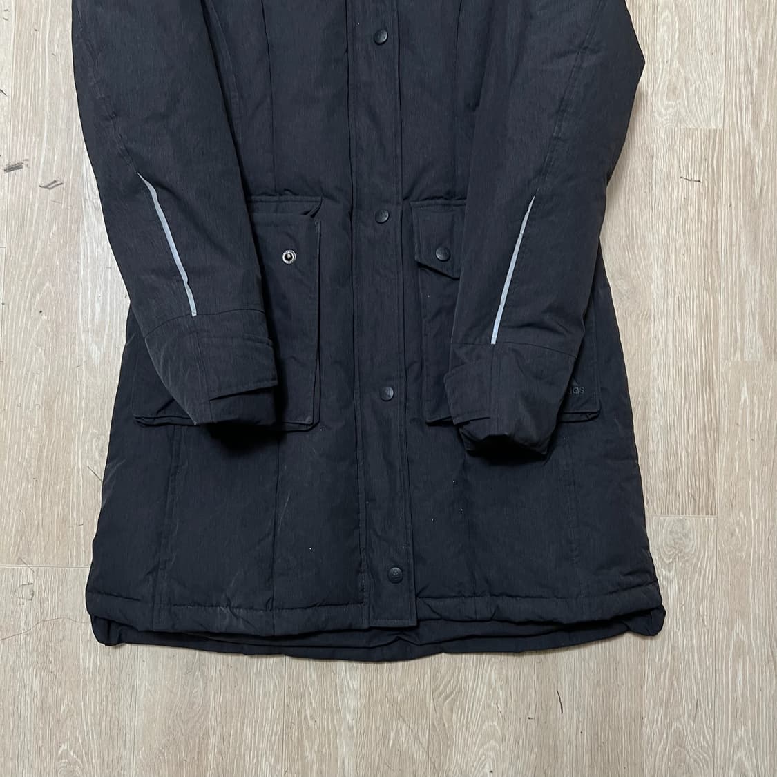 아디다스 여성 덕다운 후드 롱패딩 L/100 상품이미지3