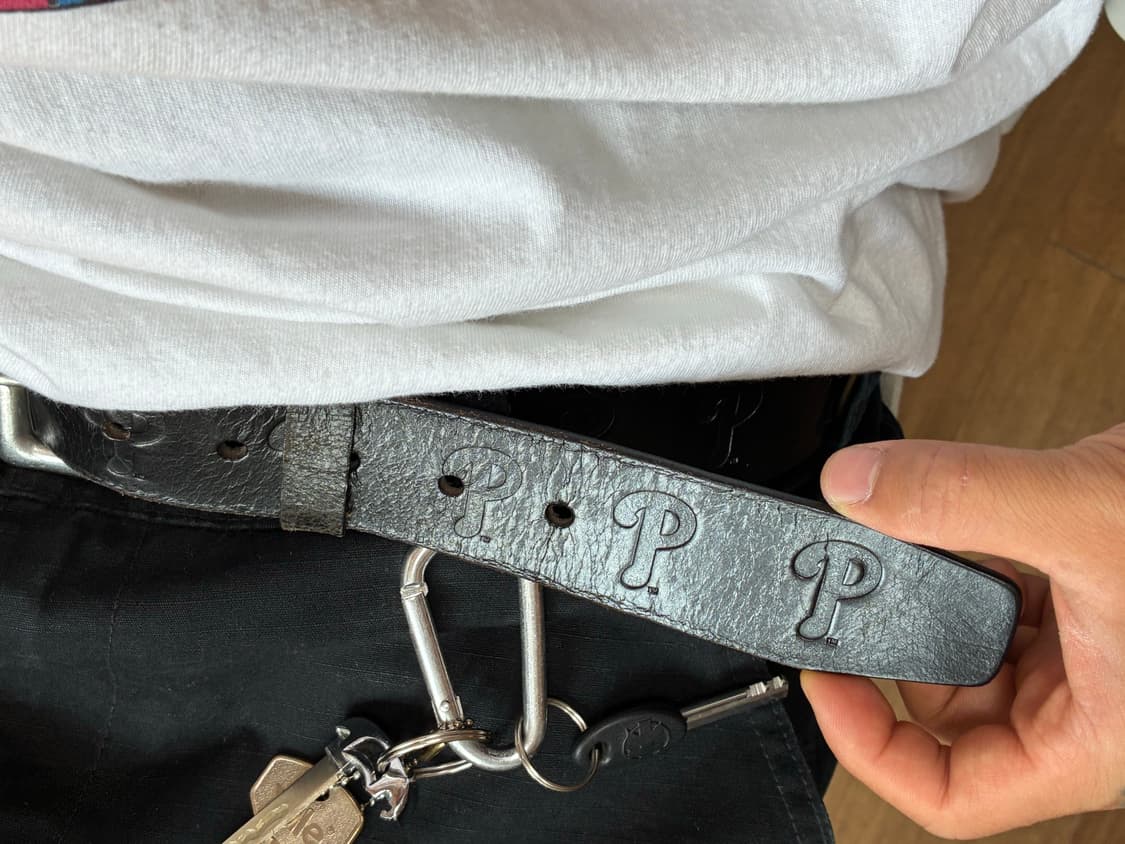 New York Yankees Leather Belt (XL,42-44) 상품이미지6