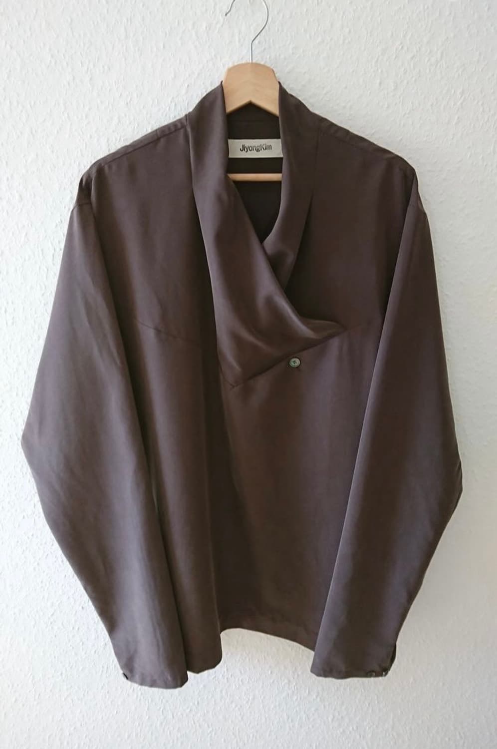 22aw Jiyong Kim Shawl Collar Shirt 상품이미지1