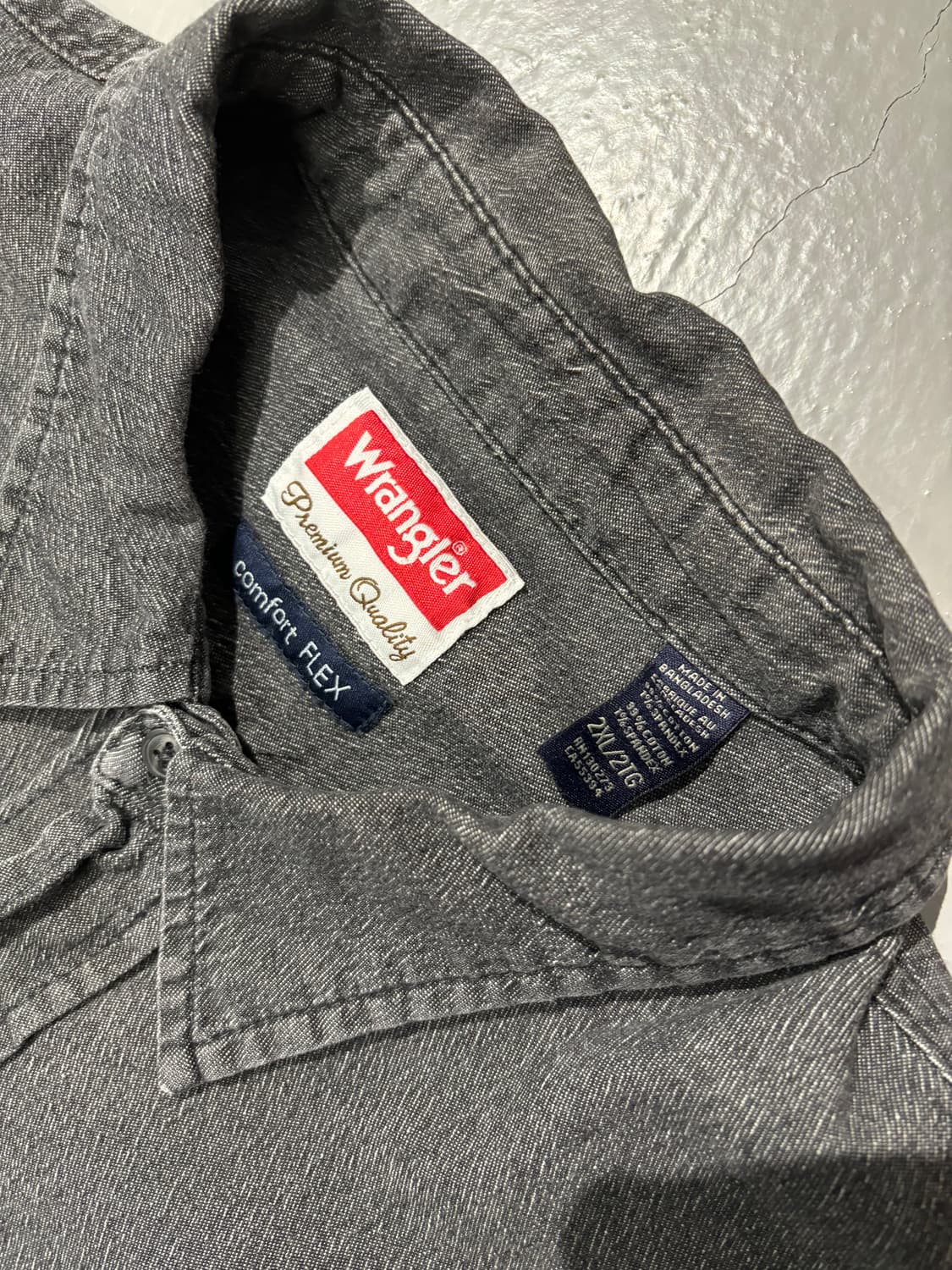 랭글러 흑청 셔츠   상품이미지7