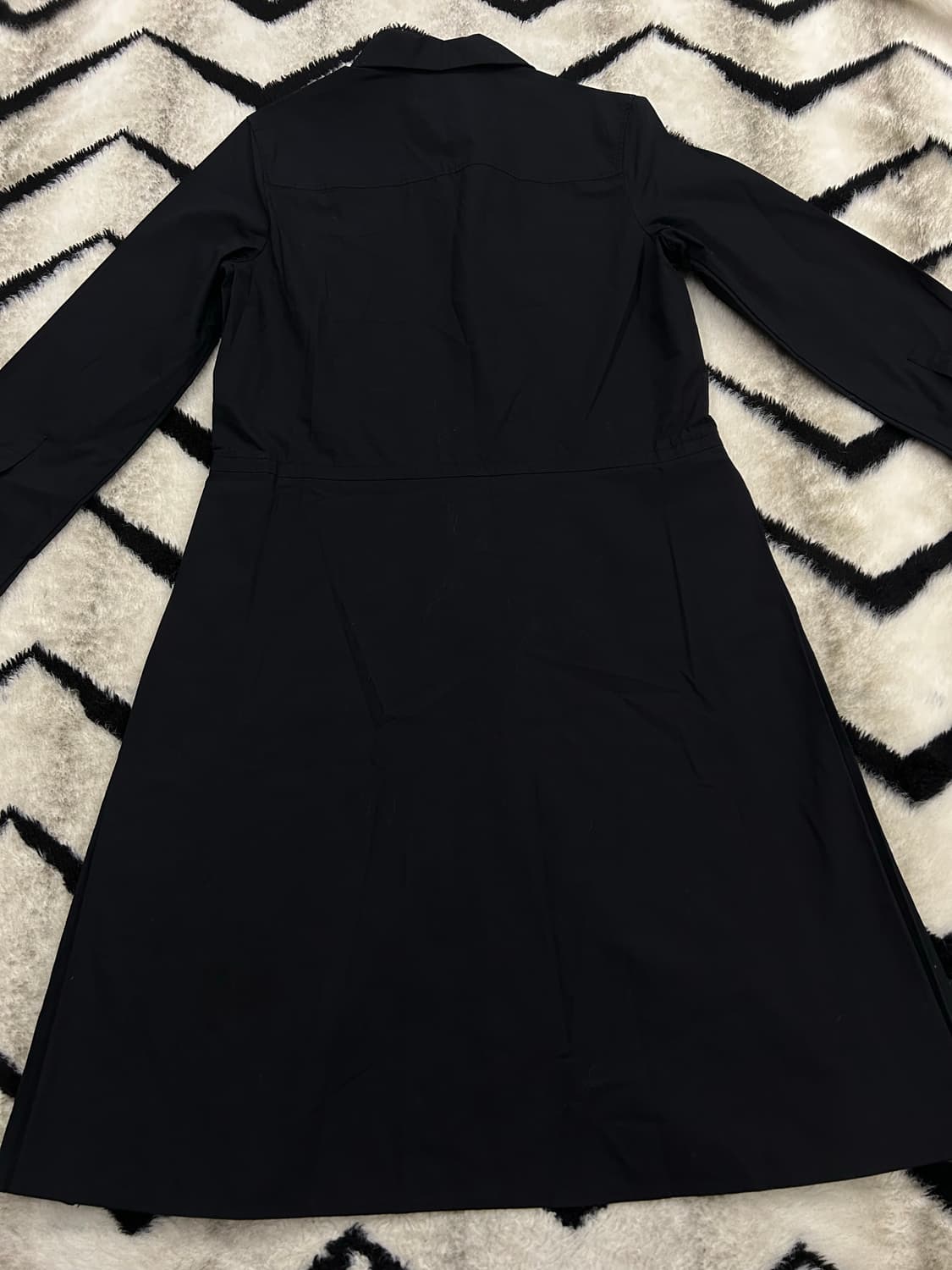 [34]COS 셔츠 플리티드 미디 원피스 /블랙 상품이미지4