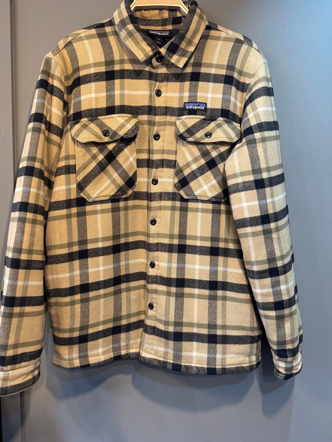 파타고니아 체크 셔츠 자켓 상품이미지1