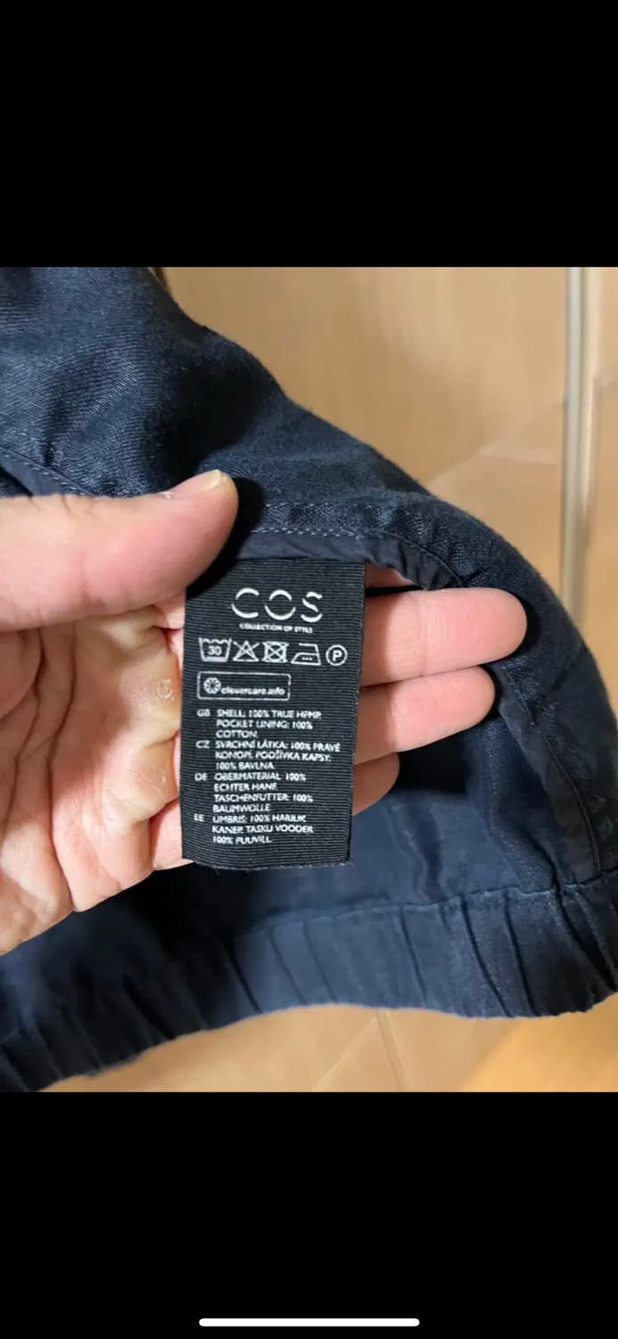 COS 코스 린넨 네이비 셋업 팝니다 상품이미지6