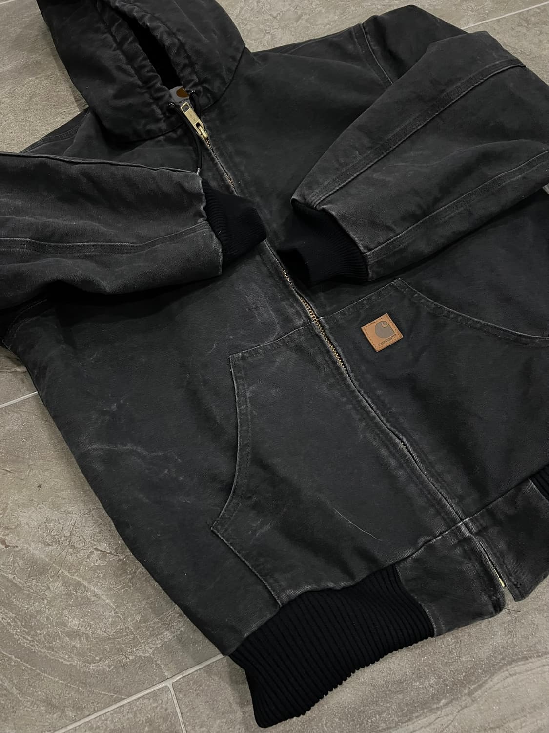 (M) 칼하트 후드 덕 액티브 자켓 J130 BLK 블랙 상품이미지9