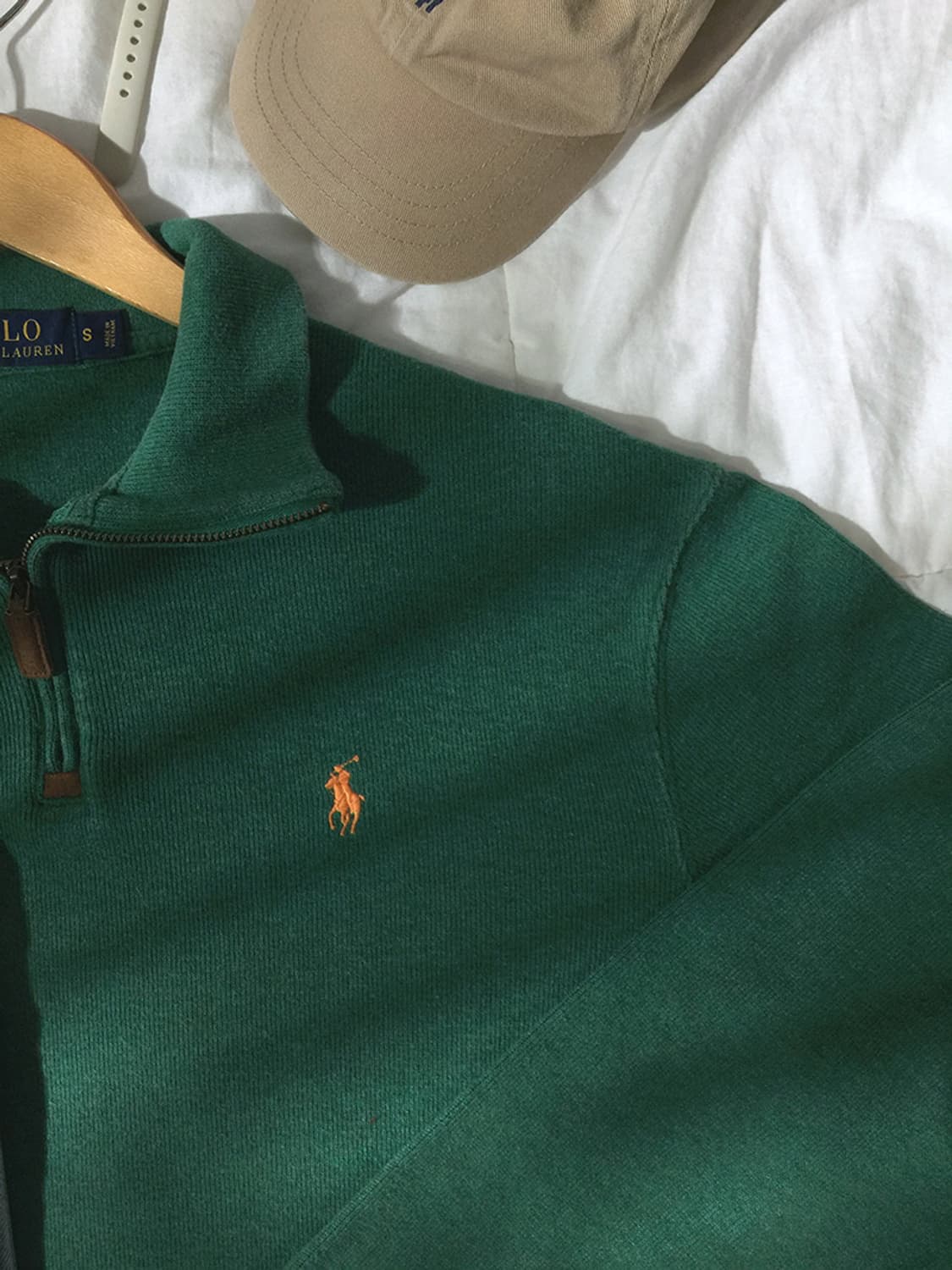 (MAN) 폴로랄프로렌 반집업 스웻맨투맨 L 상품이미지3