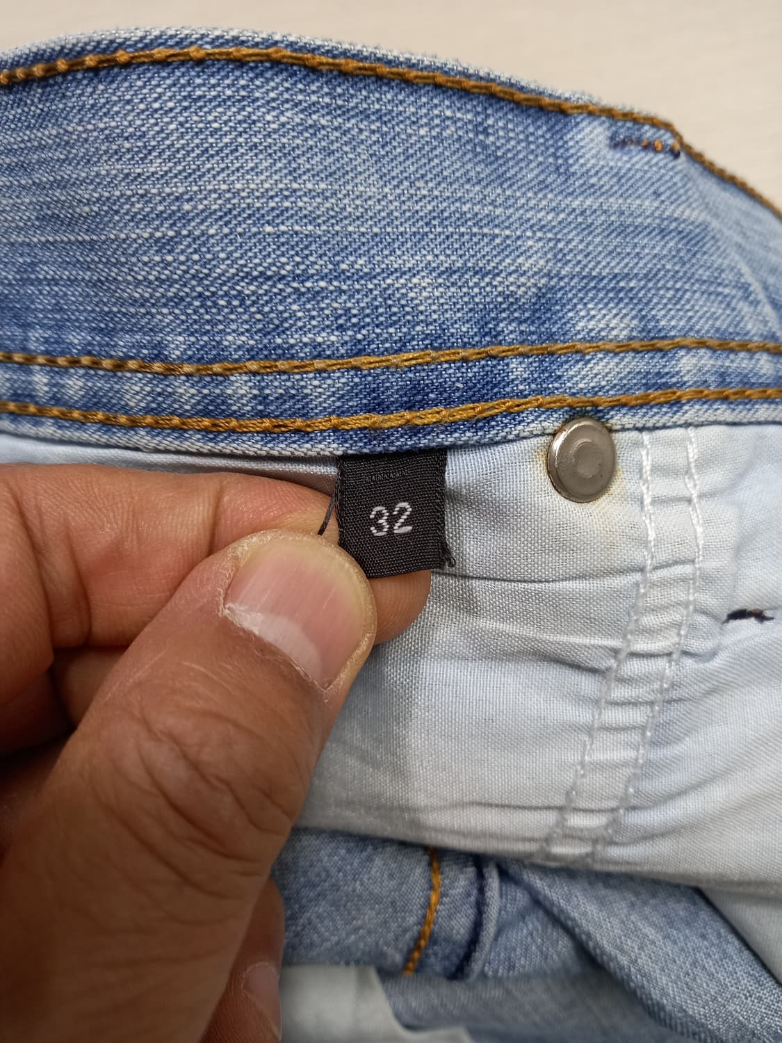 32 Lois 워싱 테이퍼드핏 일자진 32-358 상품이미지7