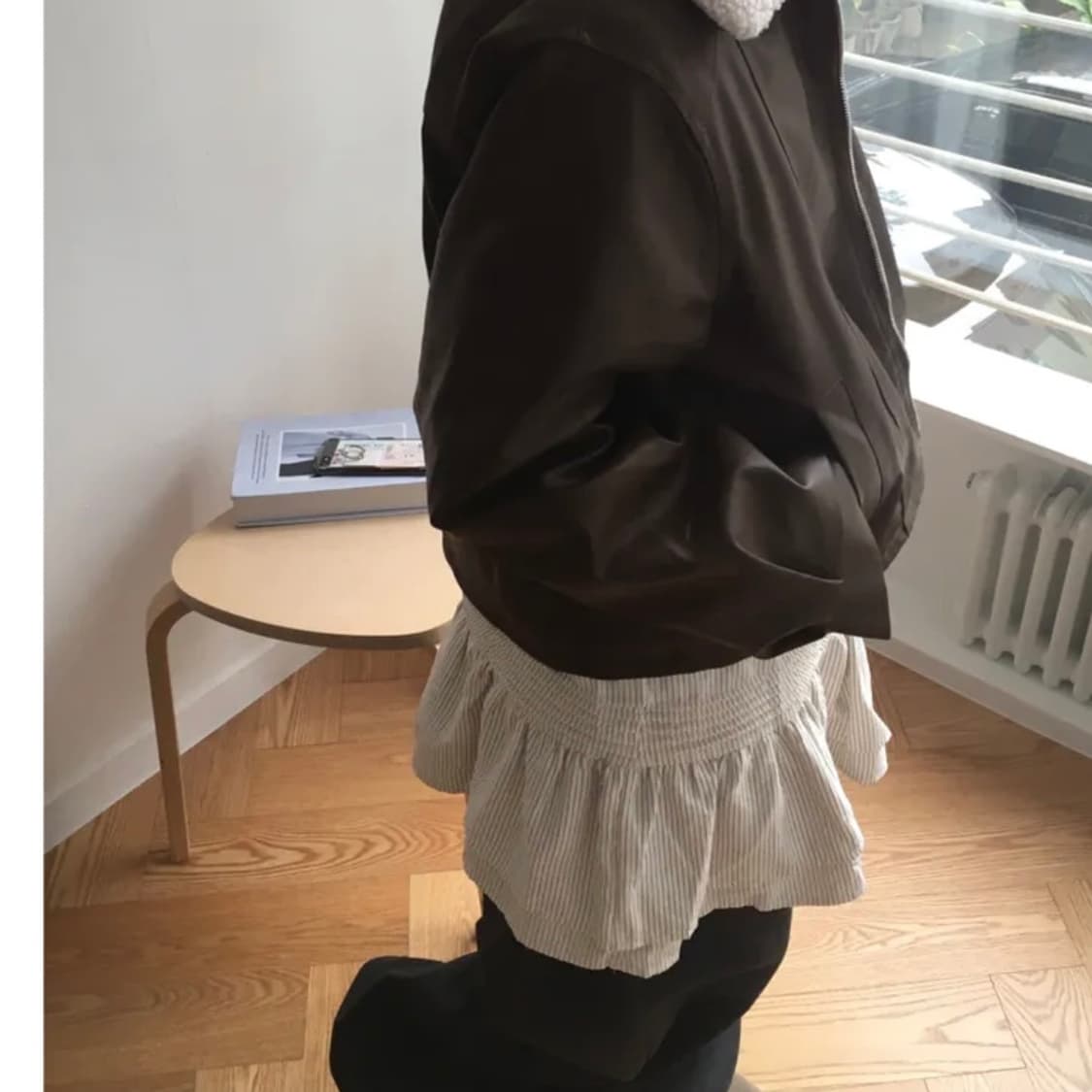 Stripe shirts one-piece 상품이미지3