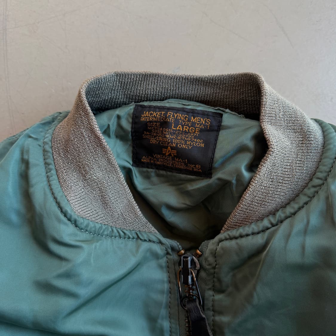 90s 알파 인더스트리 플라이트 자켓 상품이미지1
