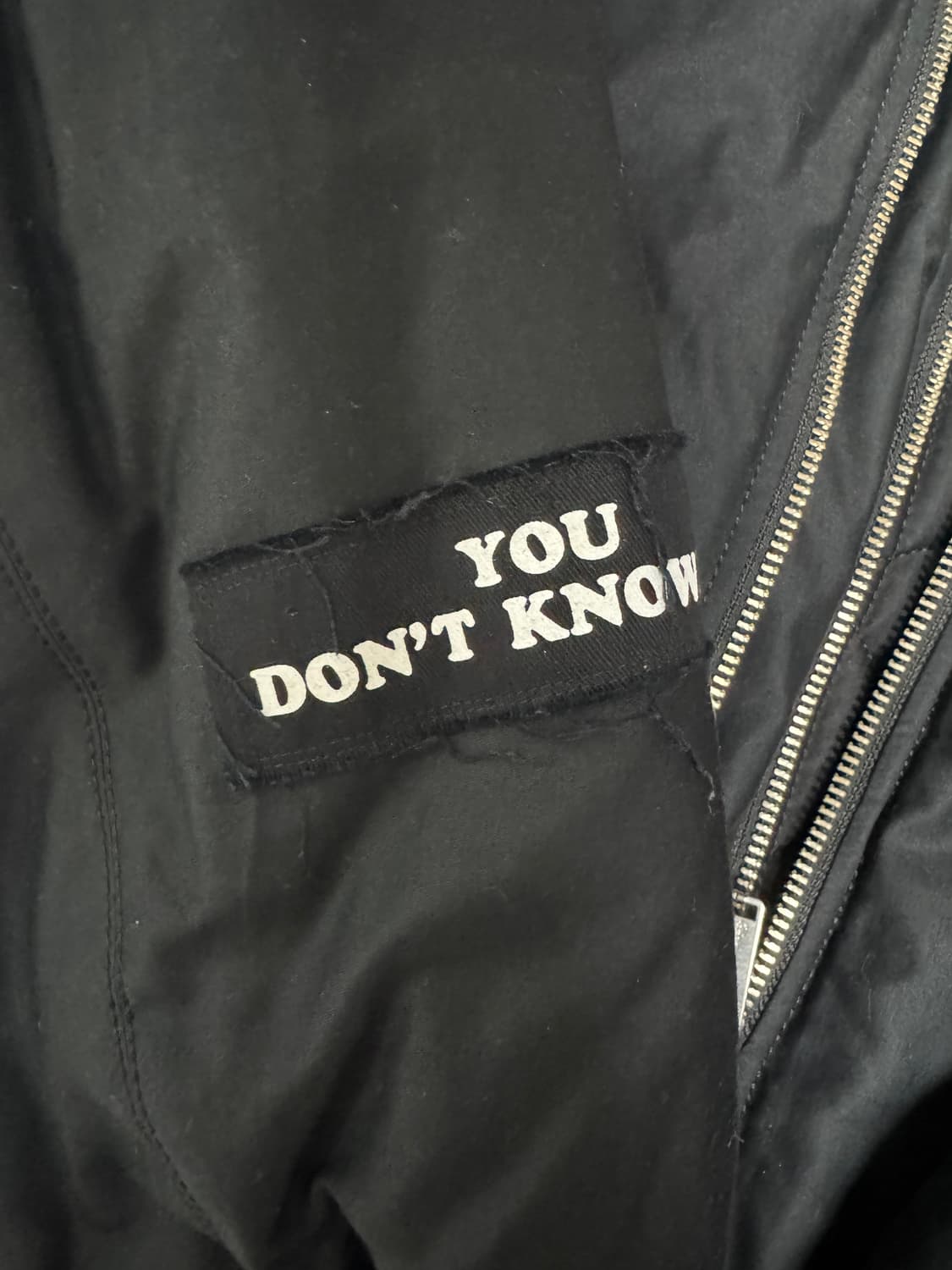 [2] 언더커버 패치 퀼팅 봄버 자켓 상품이미지3