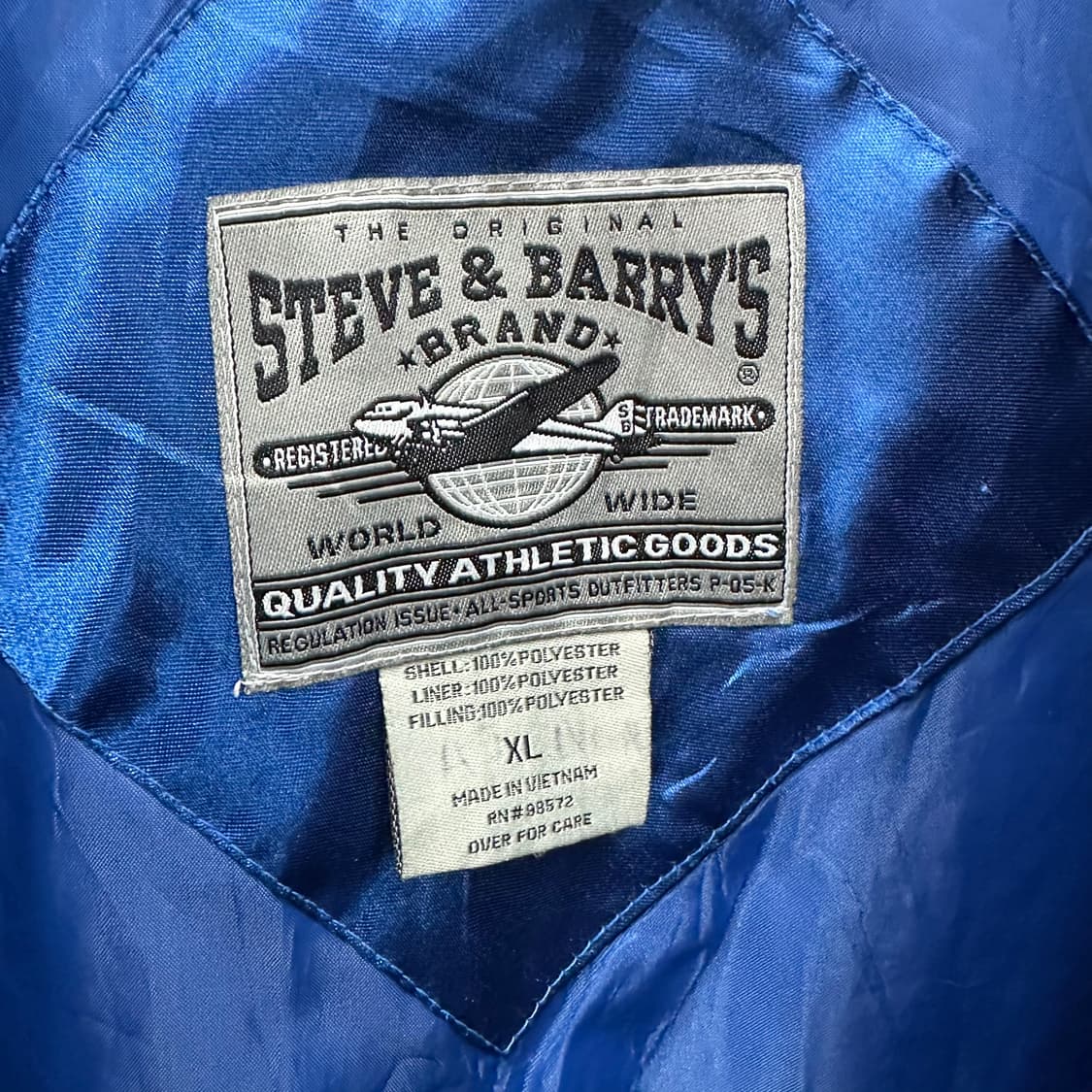 105 Steve & Barrys HARLEM 남자 올드스쿨 사틴자켓 상품이미지4