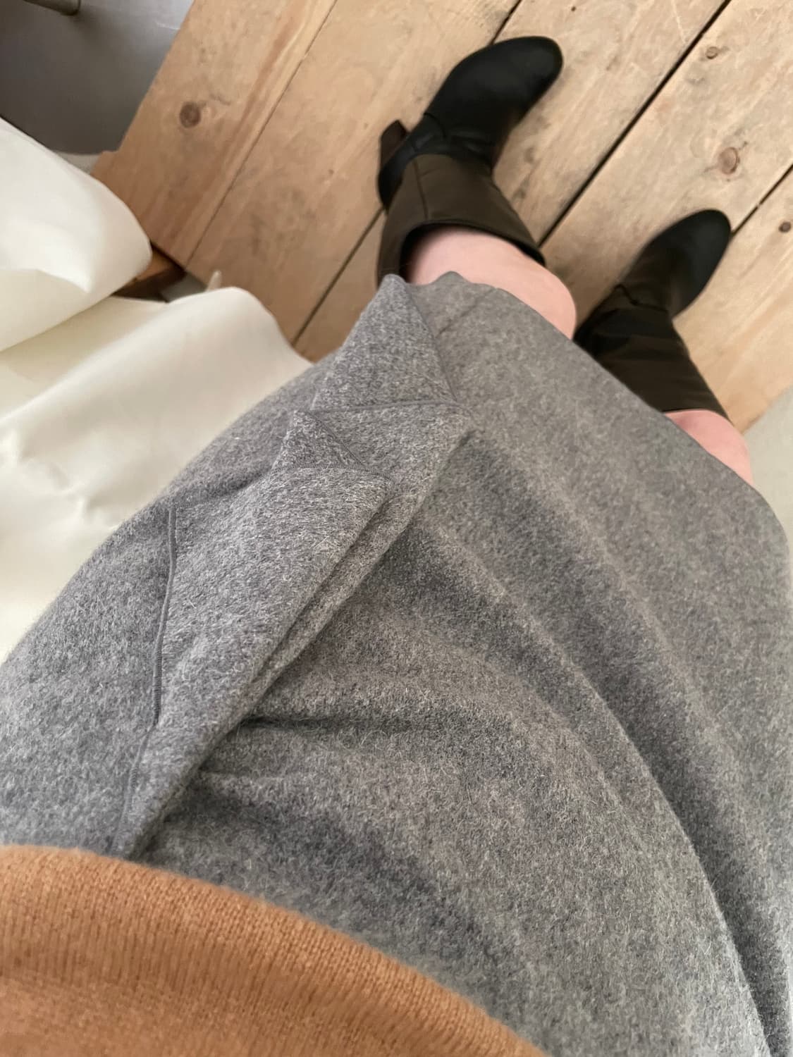 vintage Paule Ka wool frill mini skirt 상품이미지4