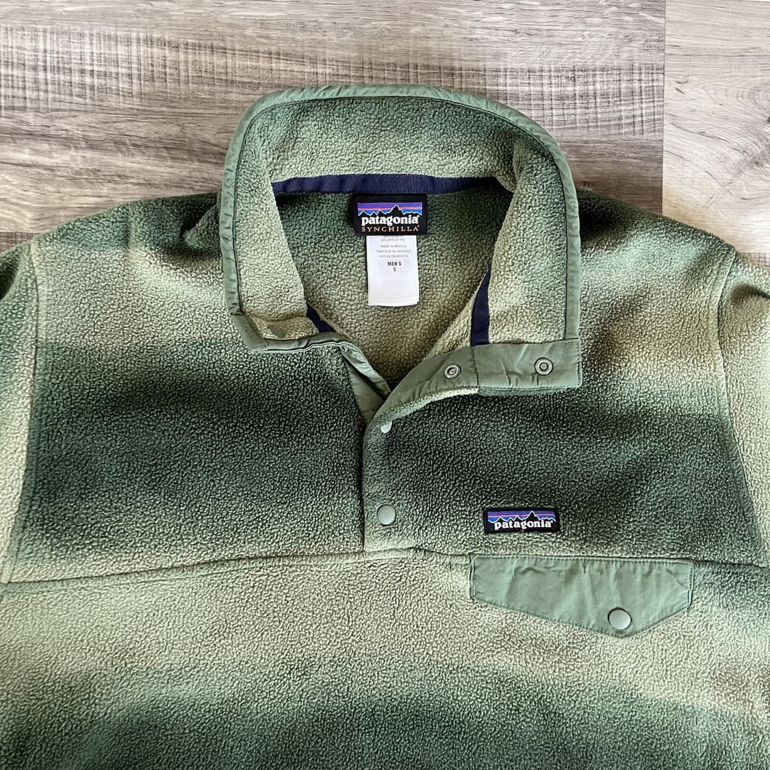 00s 파타고니아 신칠라 스냅-T 그린/올리브 멕시코 상품이미지2