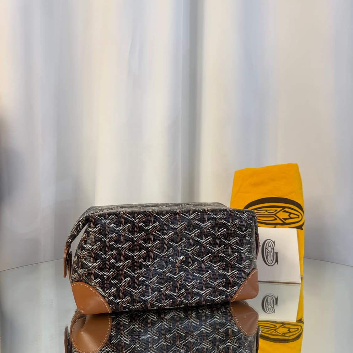 고야드 보잉 25 토일렛 백 블랙 탄 상품이미지6