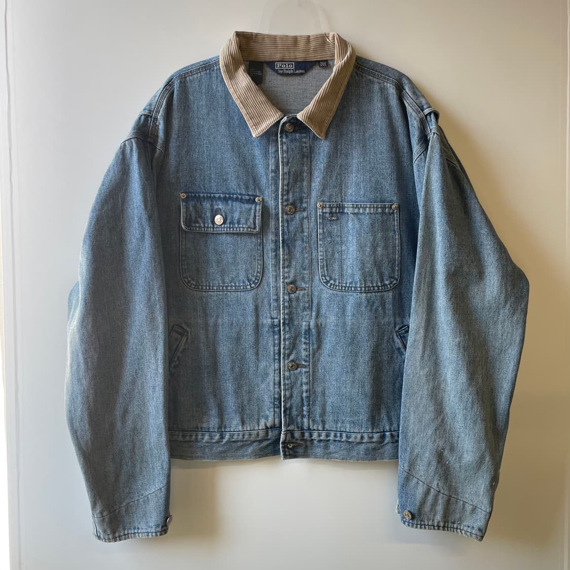 90s 폴로 랄프로렌 성조기 덩가리 데님자켓 상품이미지2