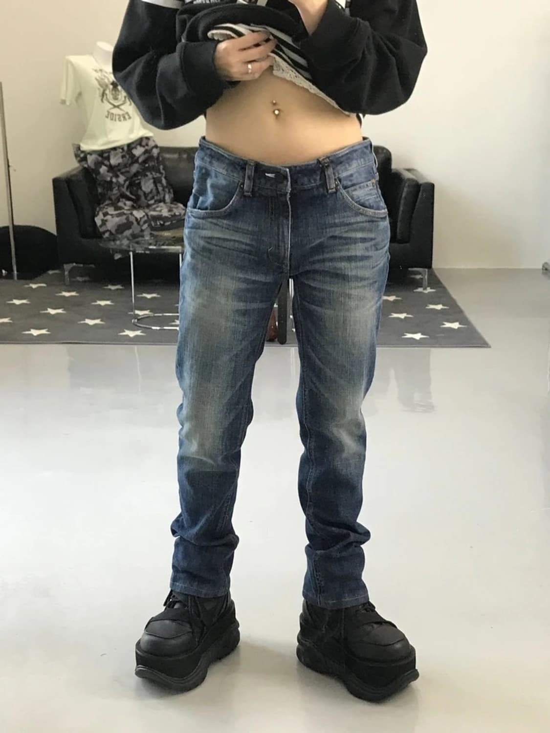 아디다스 데님팬츠 상품이미지1
