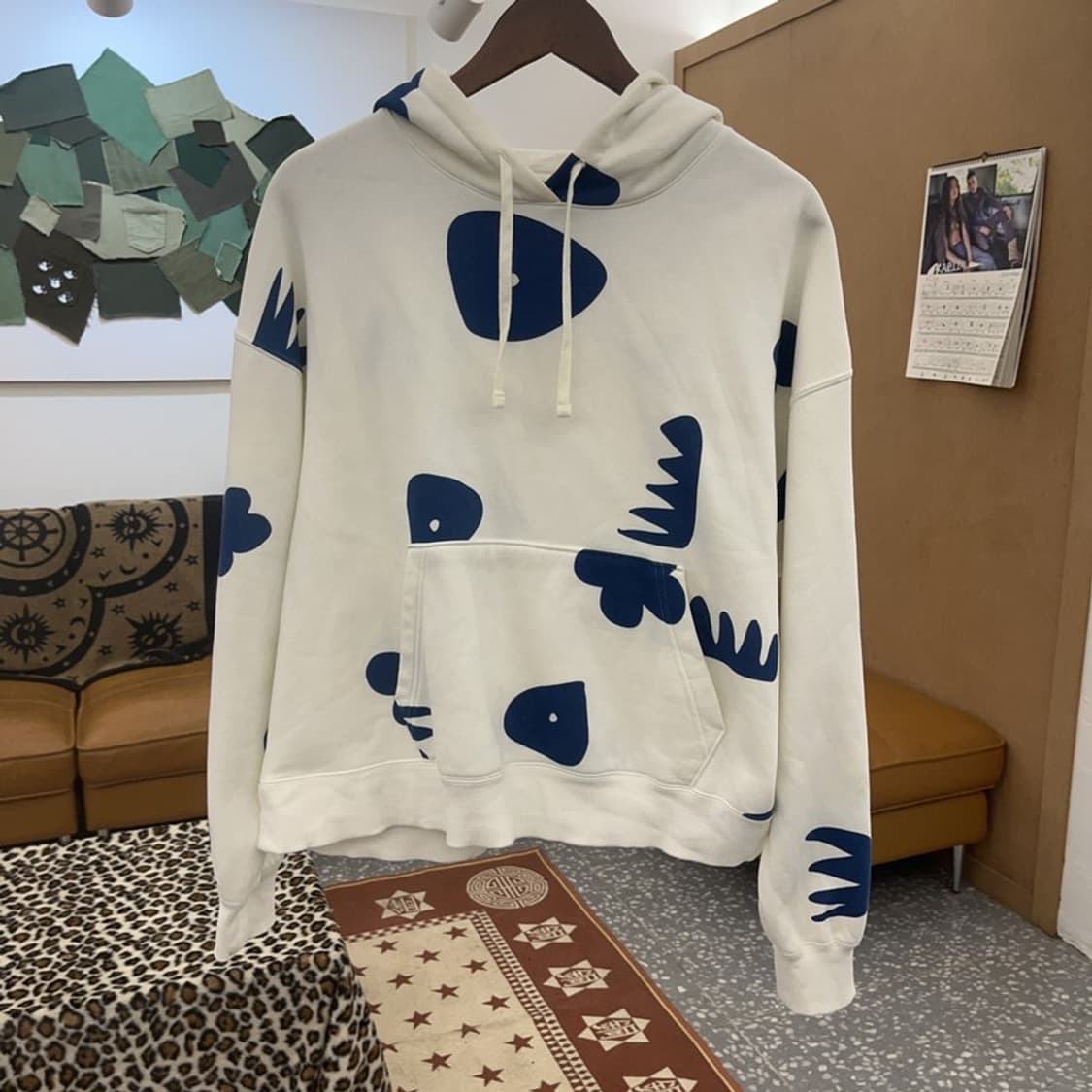 나이키 조던 아티스트 미아 리 키치패턴 기모 후드티 XL C09174 상품이미지3