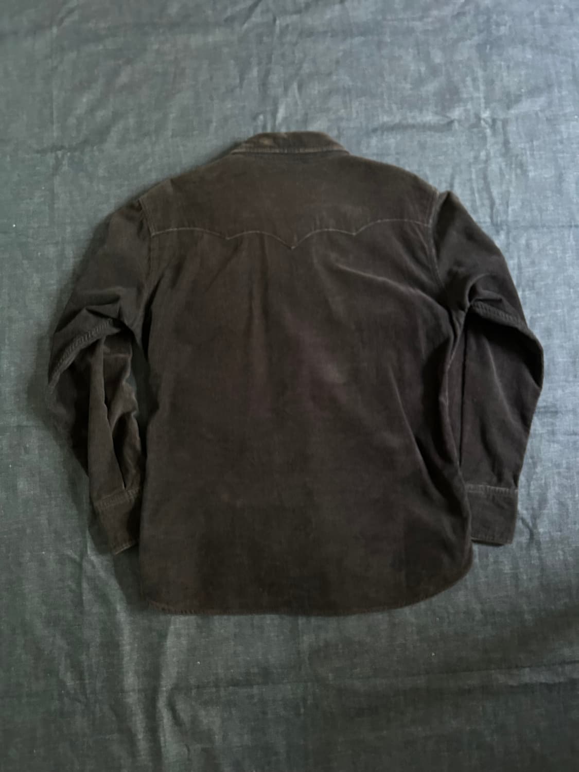 00s 리바이스 레드탭 브라운 코듀로이 웨스턴 집업 셔츠 상품이미지9