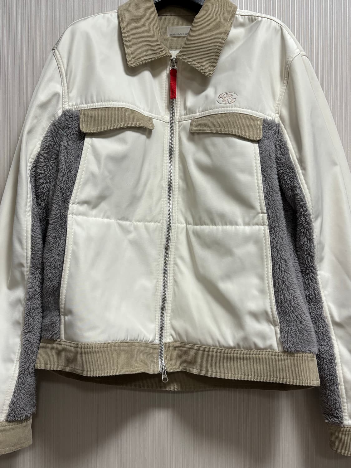 산산기어 믹스드 트러커 자켓 아이보리 사이즈3 상품이미지5