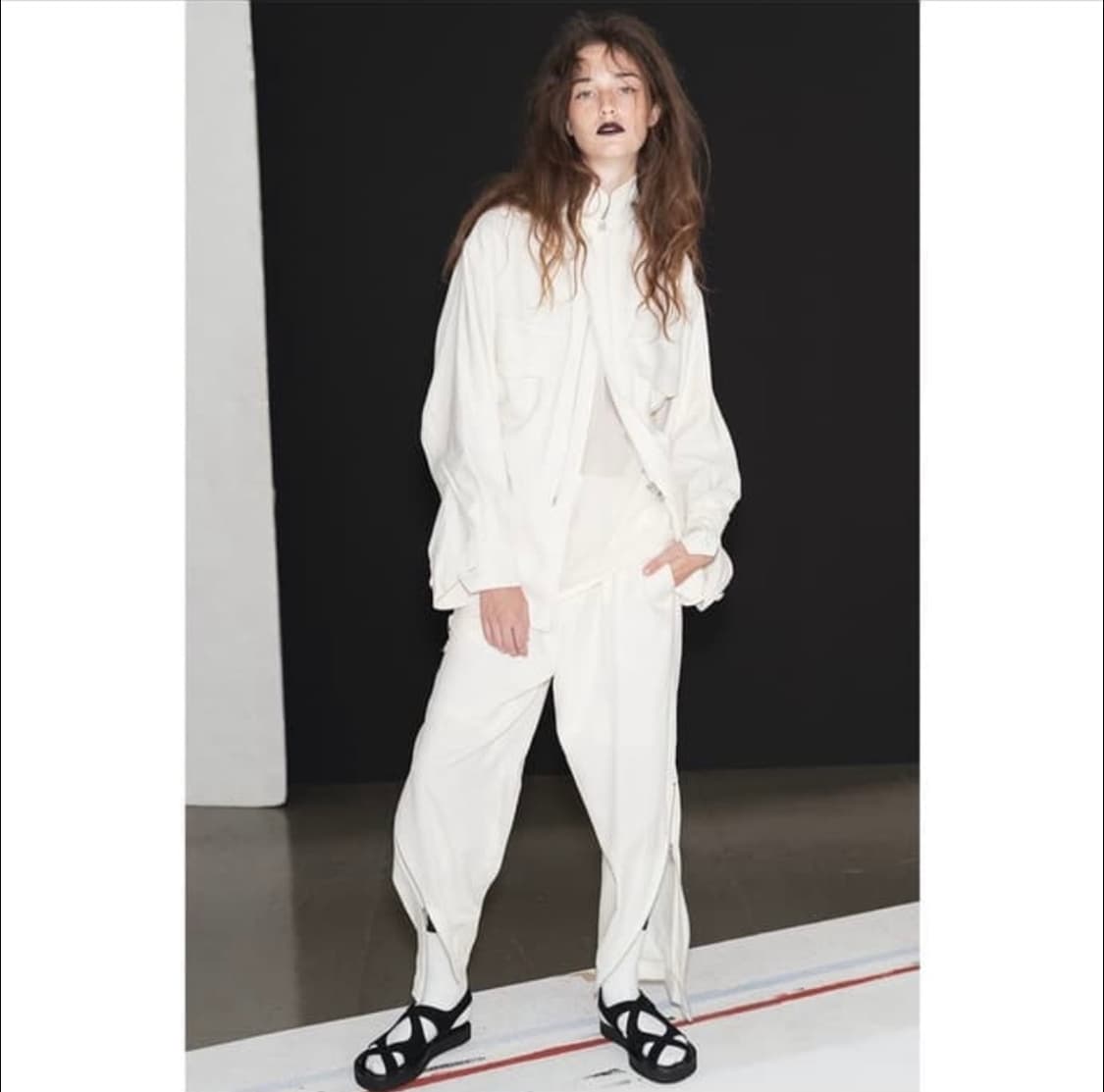 요지 야마모토20ss 트위스트 지퍼팬츠 상품이미지6