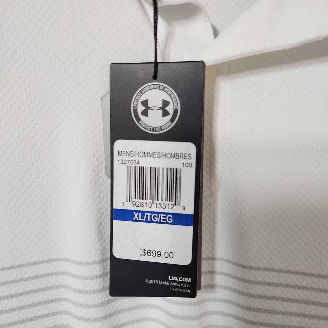 233B [XL] 새상품 언더아머 반팔 카라티 상품이미지3