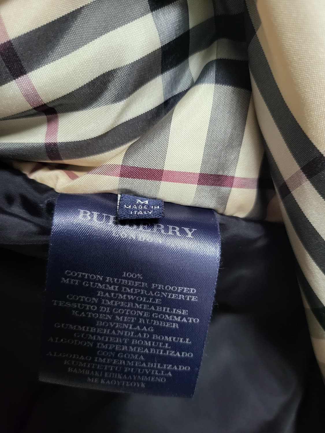 버버리 남성 코트 M 상품이미지5