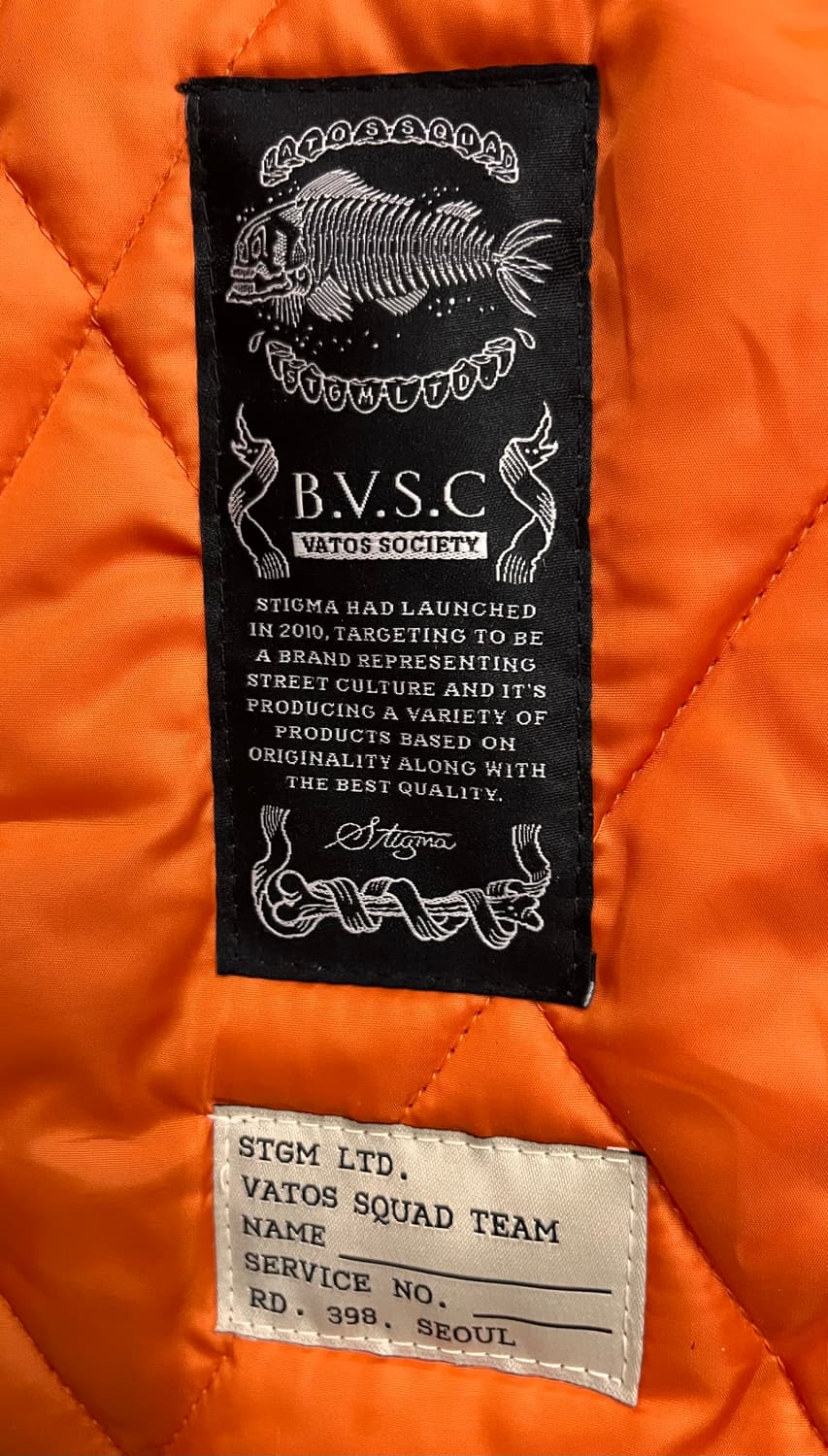 스티그마 바토스 소사이어티 N-3B 항공점퍼 M 상품이미지7