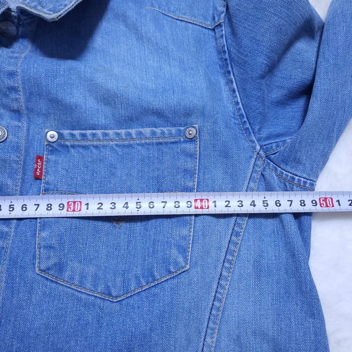 리바이스 남성 청자켓 M 0323 뽀샤샤 상품이미지4