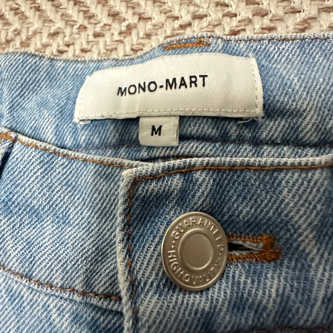 MONO-MART wide denim pants 상품이미지3