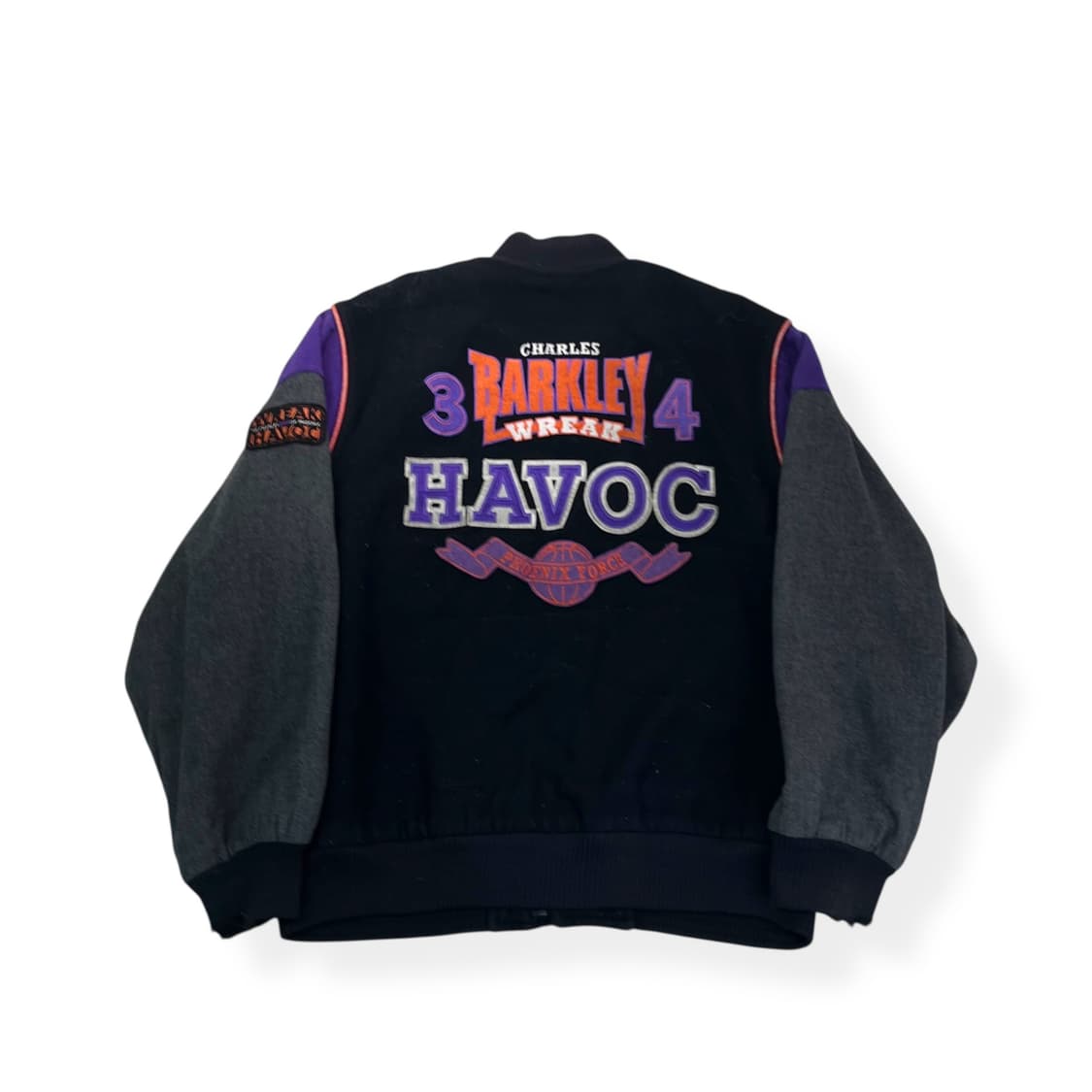 105 나이키 90s 찰스 바클리 릭헤벅 울 바시티 자켓 상품이미지1