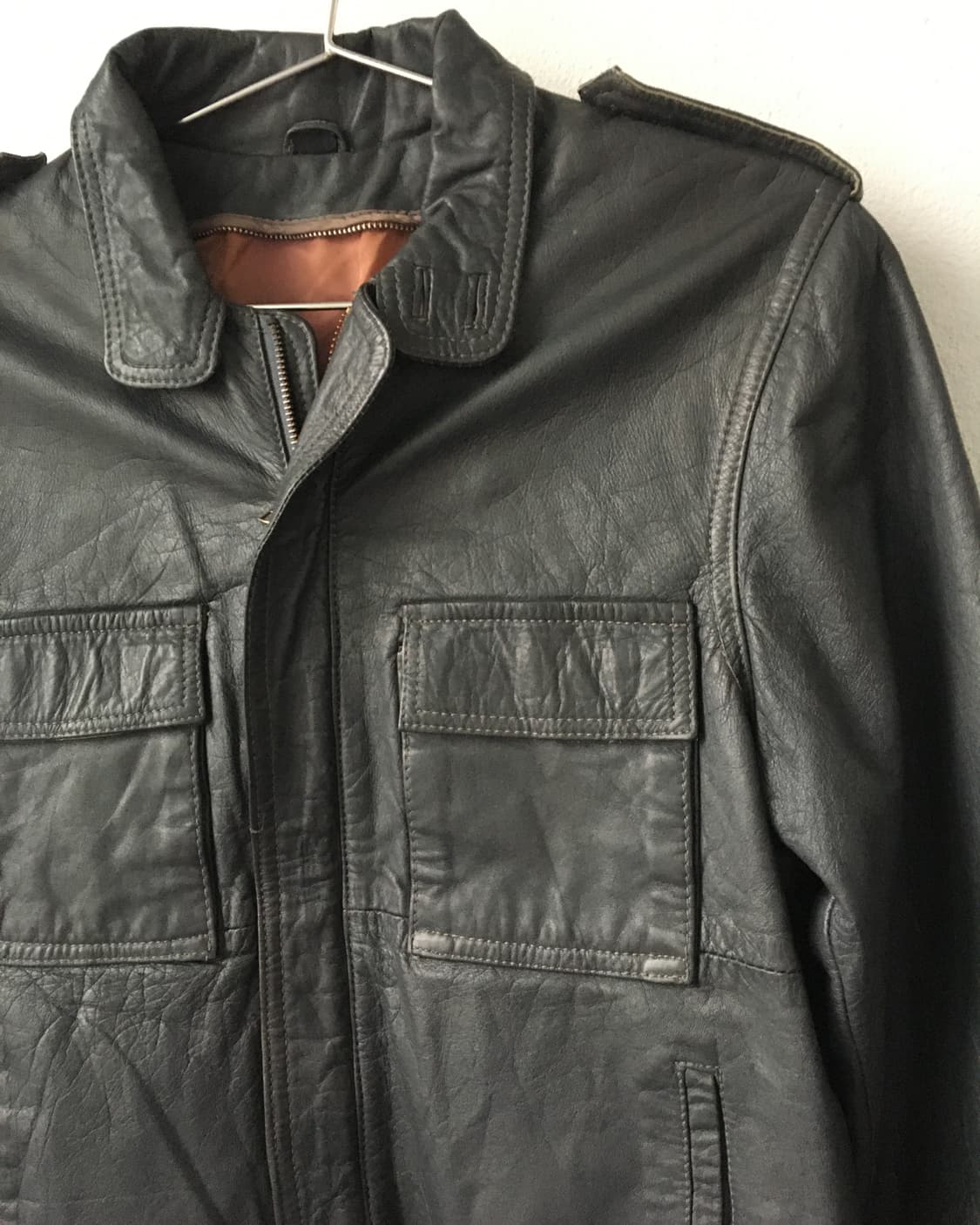 Cow leather jaacket 상품이미지4