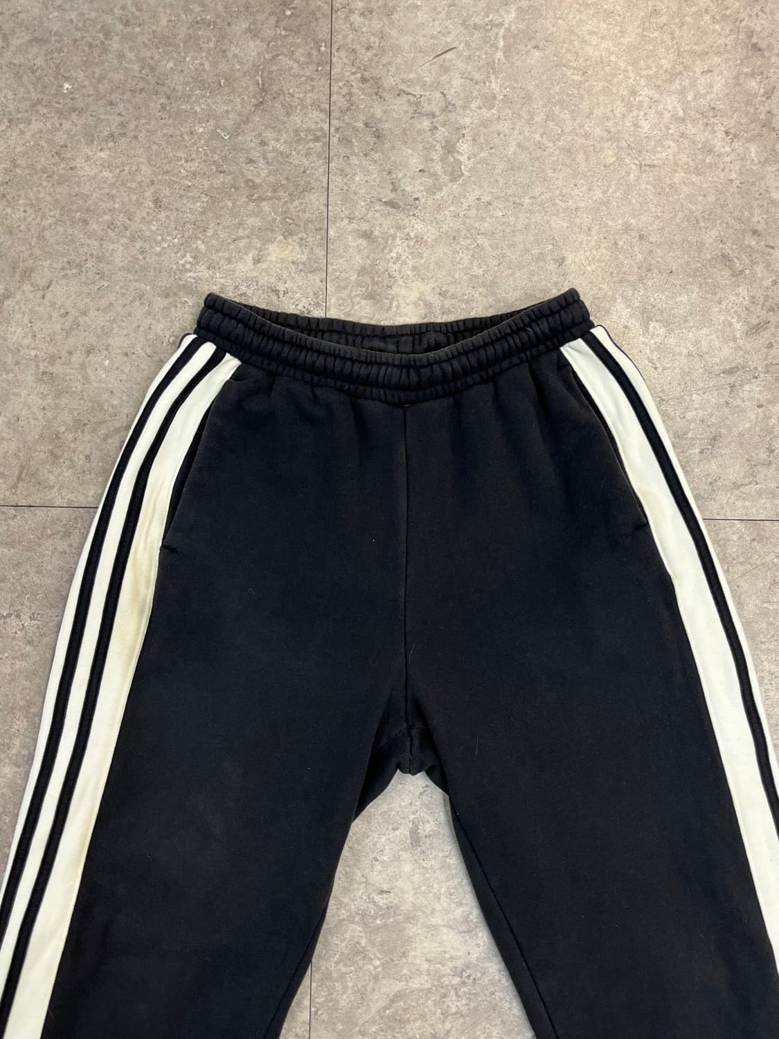 아디다스 스웻 조거 팬츠 블랙 M #csz3720 상품이미지4