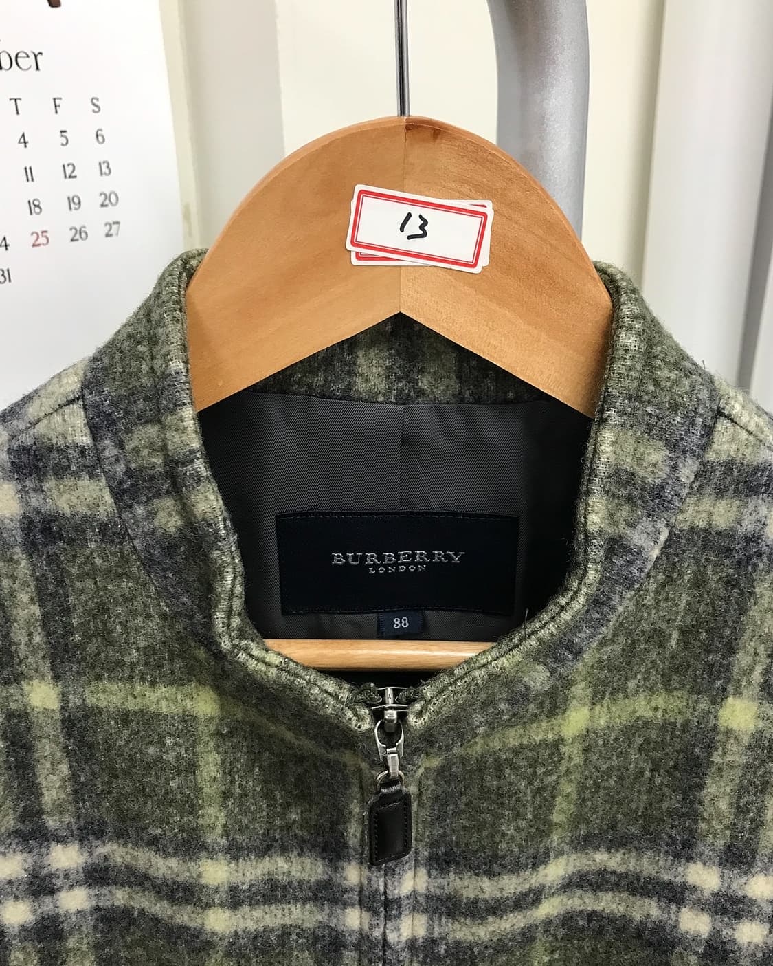 버버리 울 체크 베스트 자켓 상품이미지2