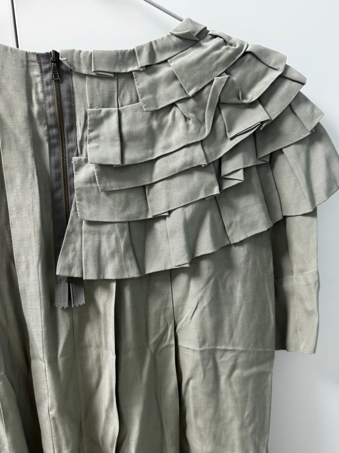 마르니 러플 그레이 원피스 상품이미지5