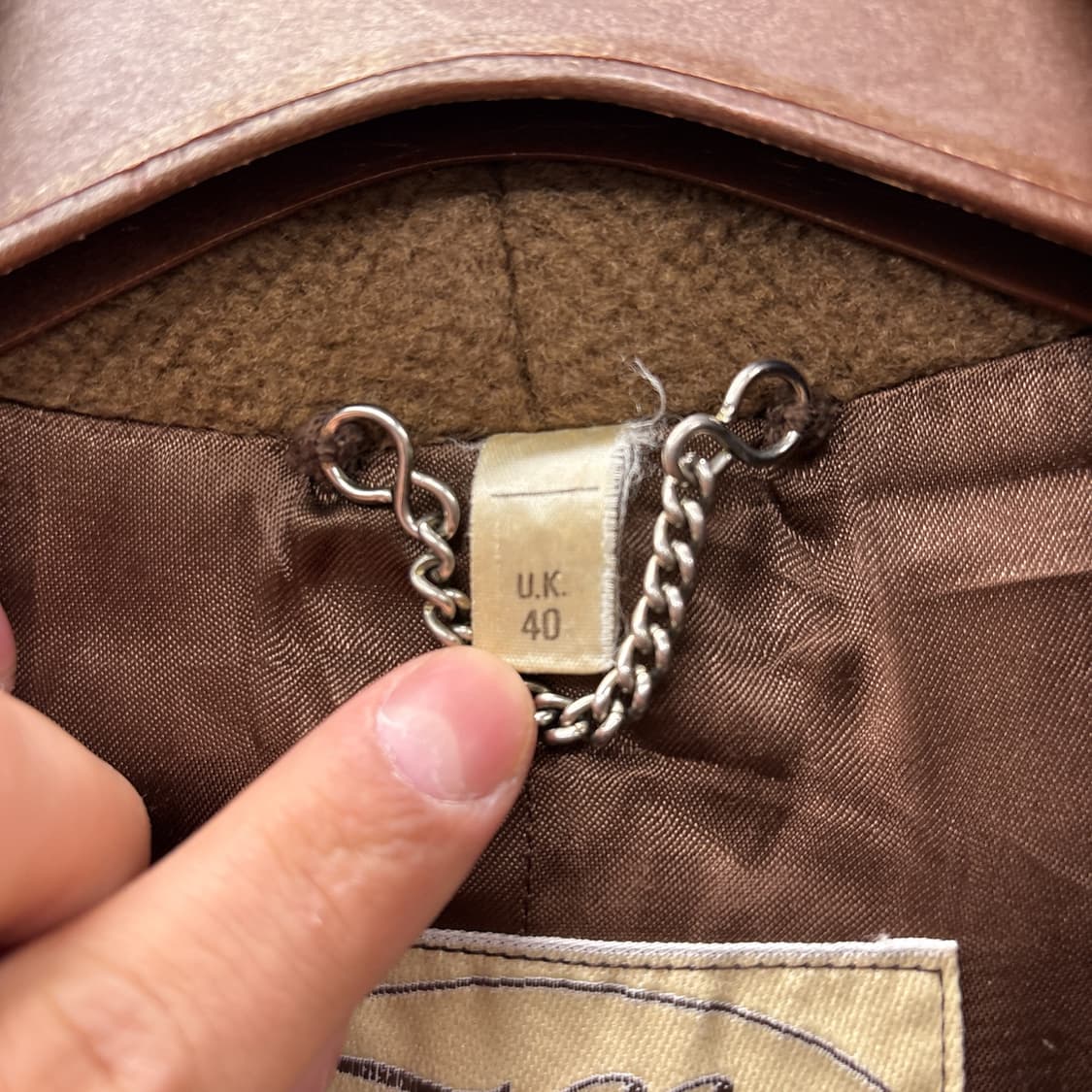 티벳 헌팅 블레이져 울 코트 핸드포켓 퓨어울 디테일 브라운 상품이미지7