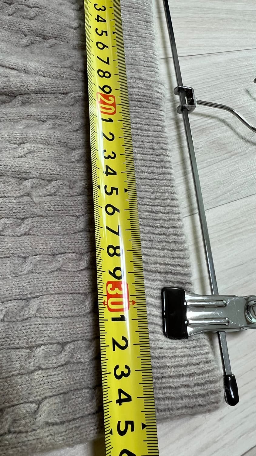 브이넥 케이블 니트 상하의 세트 상품이미지5