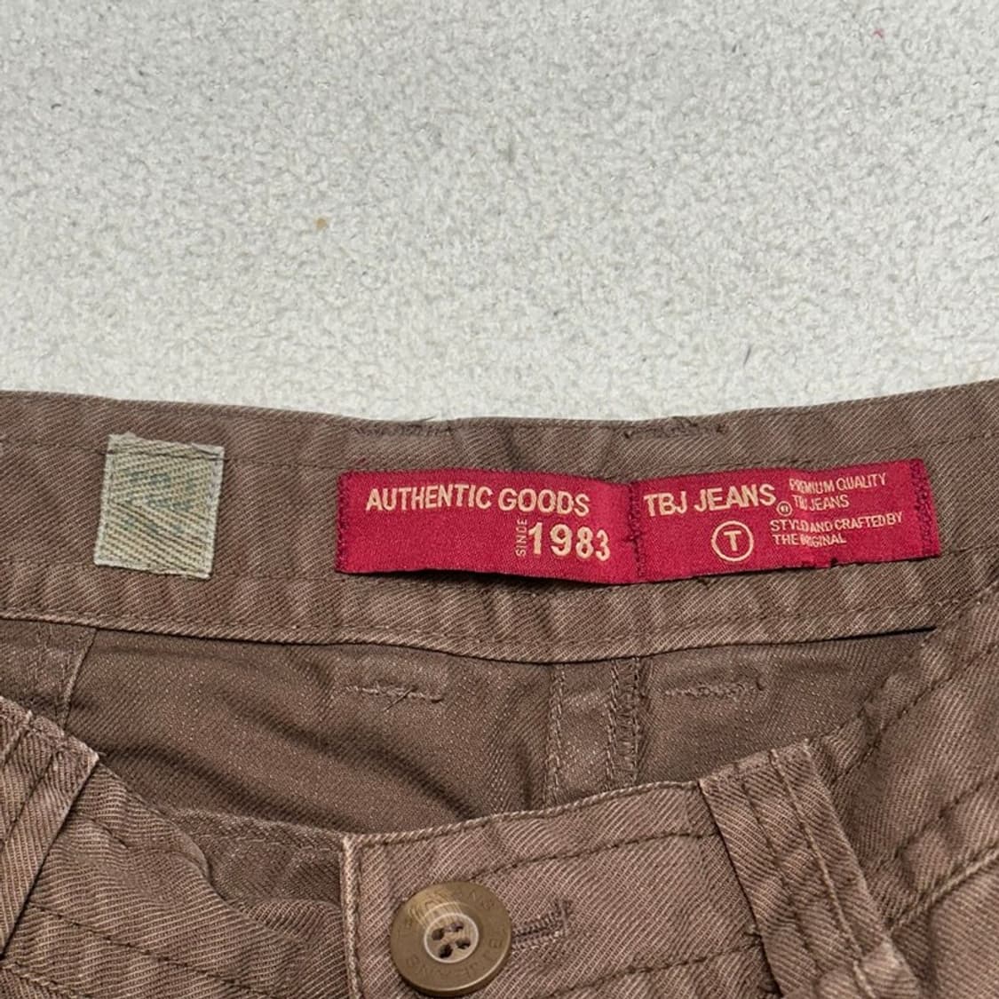 TBJ JEANS 브라운 카고 팬츠 32 상품이미지6