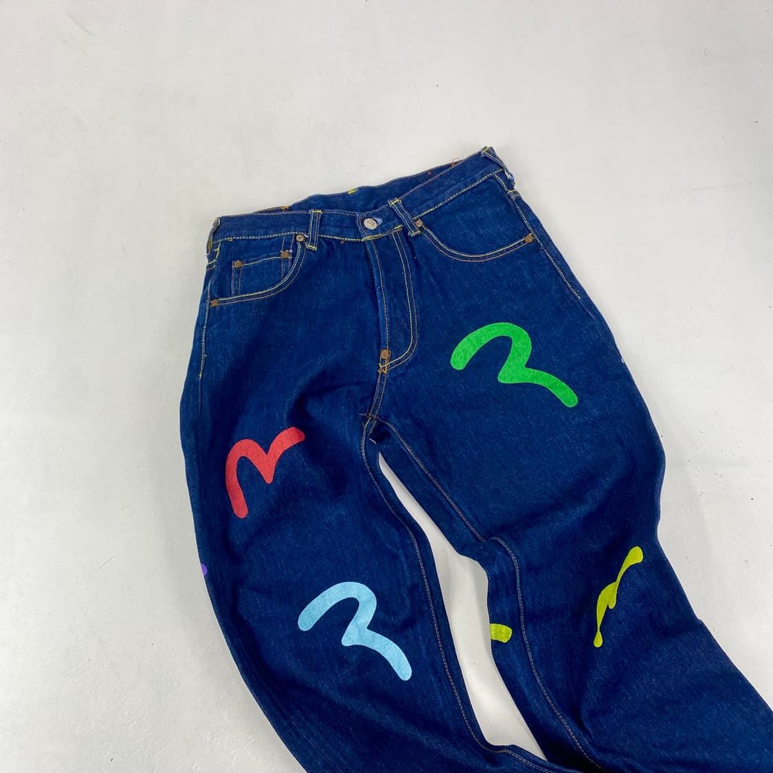 에비수 일판 멀티 스트레이트 데님 진 (28) 상품이미지1