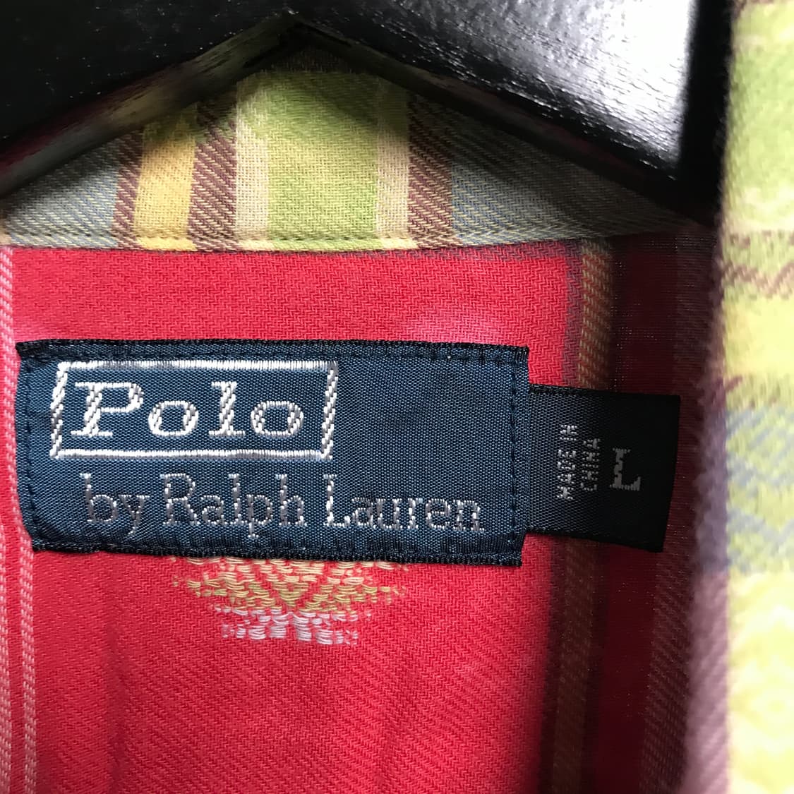 폴로 랄프로렌 투 포켓 체크 셔츠 L 상품이미지4