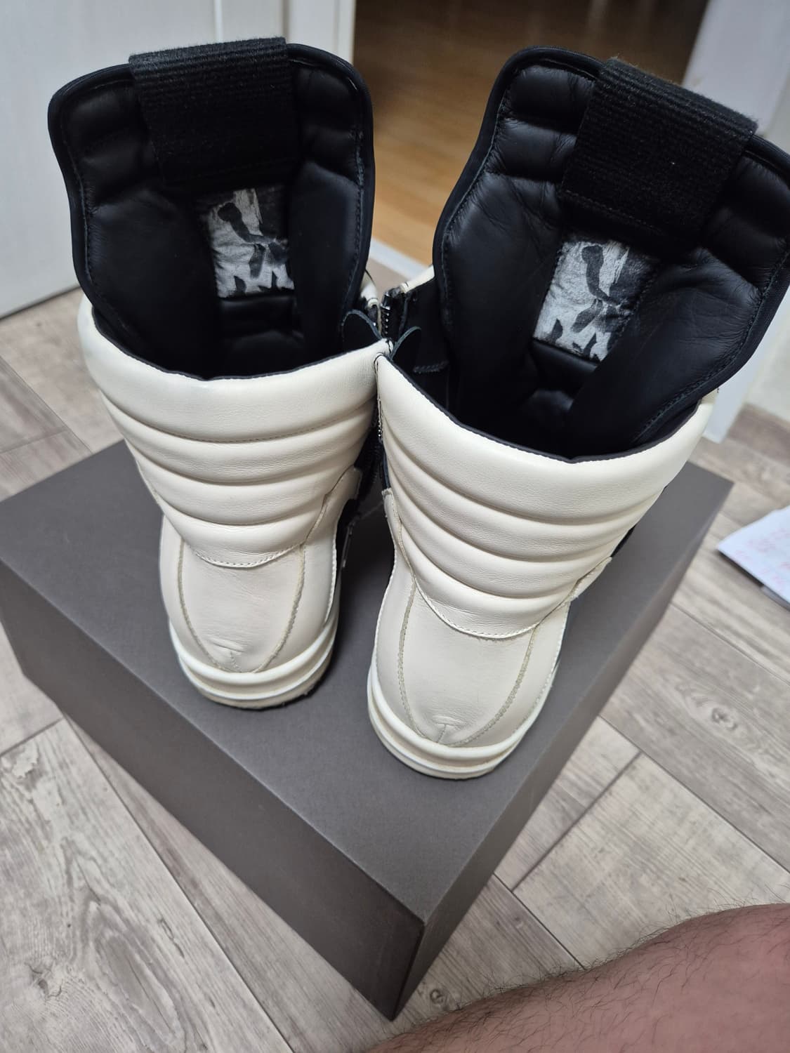 [43] 릭오웬스 지오바스켓 하이 블랙 밀크 상품이미지4