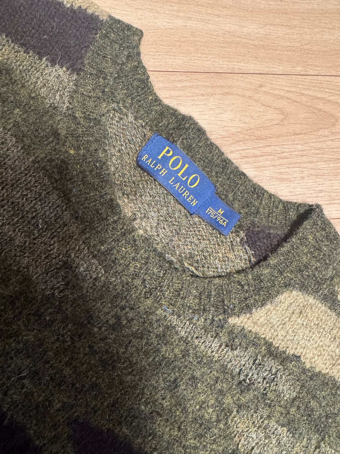 폴로 빈티지 밀리터리 니트 상품이미지3